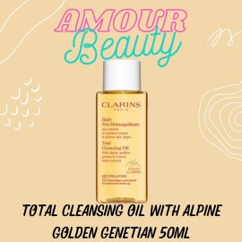 Clarins TOTAL CLEANSING OIL WITH ALPINE GOLDEN GENETIAN 50ML